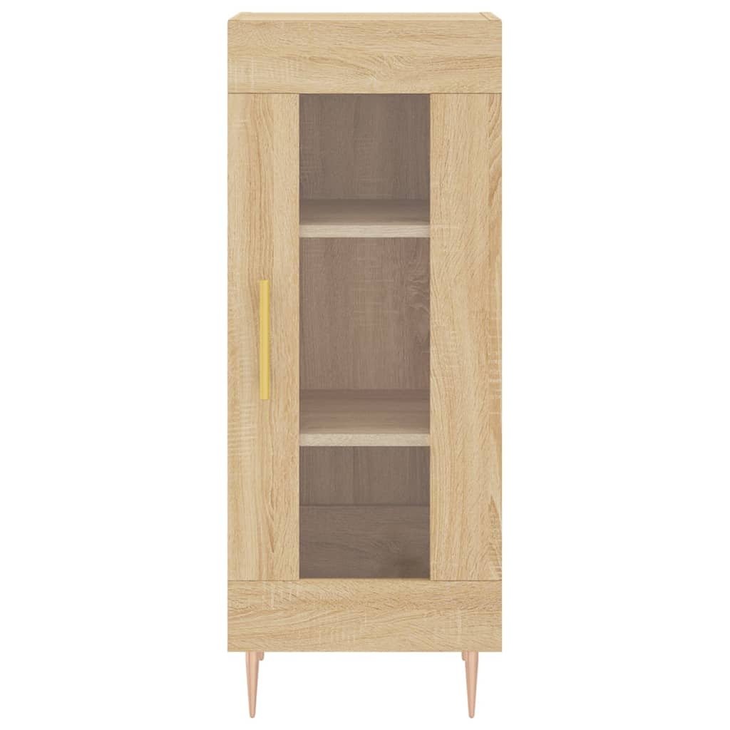 VidaXL Dressoir 34,5x34x90 cm bewerkt hout sonoma eiken