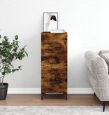 VidaXL Dressoir 34,5x34x90 cm bewerkt hout gerookt eiken