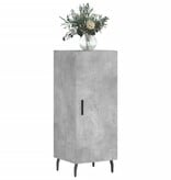 VidaXL Dressoir 34,5x34x90 cm bewerkt hout betongrijs