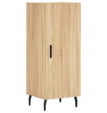 VidaXL Dressoir 34,5x34x90 cm bewerkt hout sonoma eiken