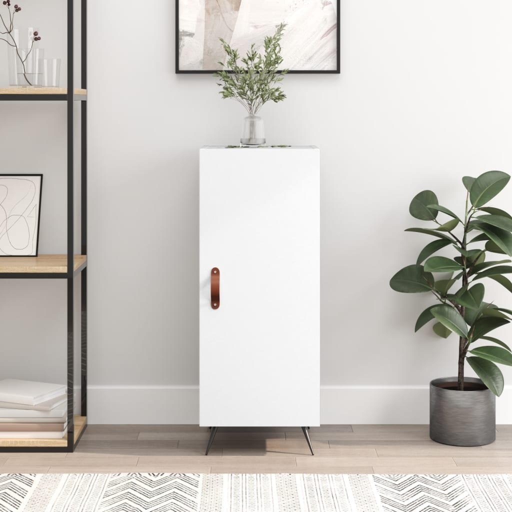 VidaXL Dressoir 34,5x34x90 cm bewerkt hout wit