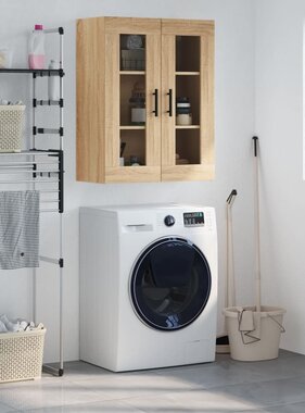 VidaXL Hangkast 69,5x34x90 cm sonoma eikenkleurig