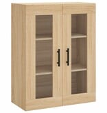 VidaXL Hangkast 69,5x34x90 cm sonoma eikenkleurig