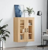 VidaXL Hangkast 69,5x34x90 cm sonoma eikenkleurig