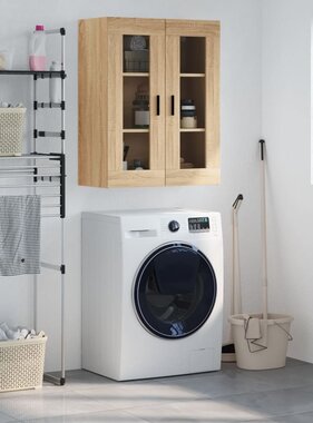 VidaXL Hangkast 69,5x34x90 cm sonoma eikenkleurig