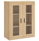 VidaXL Hangkast 69,5x34x90 cm sonoma eikenkleurig