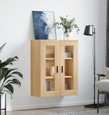 VidaXL Hangkast 69,5x34x90 cm sonoma eikenkleurig