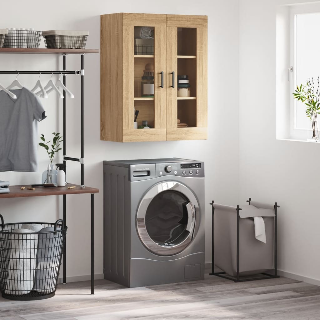 VidaXL Wandkast 69,5x34x90 cm sonoma eikenkleurig