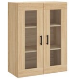 VidaXL Wandkast 69,5x34x90 cm sonoma eikenkleurig