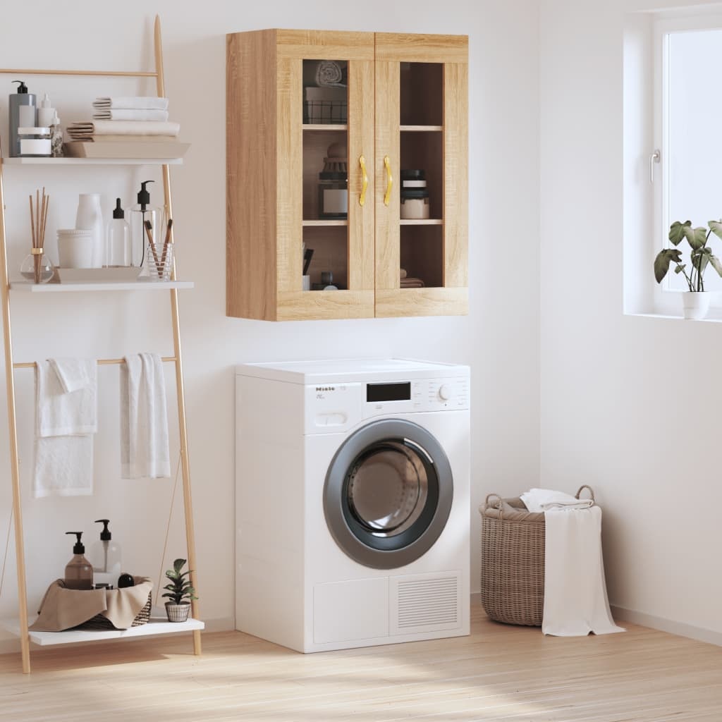 VidaXL Hangkast 69,5x34x90 cm sonoma eikenkleurig