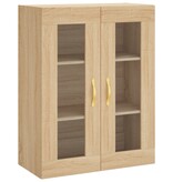 VidaXL Hangkast 69,5x34x90 cm sonoma eikenkleurig