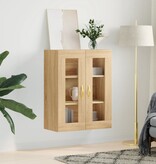 VidaXL Hangkast 69,5x34x90 cm sonoma eikenkleurig