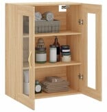 VidaXL Hangkast 69,5x34x90 cm sonoma eikenkleurig