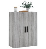 VidaXL Hangkast 69,5x34x90 cm grijs sonoma eikenkleurig
