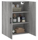 VidaXL Hangkast 69,5x34x90 cm grijs sonoma eikenkleurig