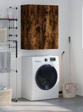 VidaXL Hangkast 69,5x34x90 cm gerookt eikenkleurig