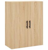 VidaXL Hangkast 69,5x34x90 cm sonoma eikenkleurig
