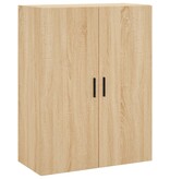 VidaXL Hangkast 69,5x34x90 cm sonoma eikenkleurig
