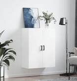 VidaXL Wandkast 69,5x34x90 cm wit