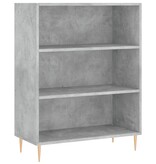 VidaXL Boekenkast 69,5x32,5x90 cm bewerkt hout betongrijs