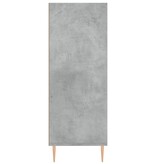 VidaXL Boekenkast 69,5x32,5x90 cm bewerkt hout betongrijs