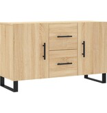 VidaXL Dressoir 100x36x60 cm bewerkt hout sonoma eikenkleurig
