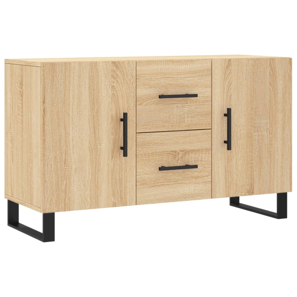 VidaXL Dressoir 100x36x60 cm bewerkt hout sonoma eikenkleurig
