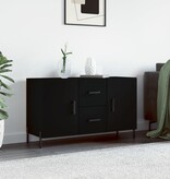 VidaXL Dressoir 100x36x60 cm bewerkt hout zwart