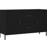 VidaXL Dressoir 100x36x60 cm bewerkt hout zwart
