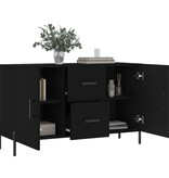 VidaXL Dressoir 100x36x60 cm bewerkt hout zwart