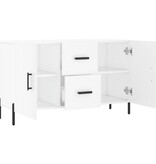 VidaXL Dressoir 100x36x60 cm bewerkt hout wit