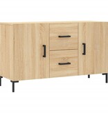 VidaXL Dressoir 100x36x60 cm bewerkt hout sonoma eikenkleurig