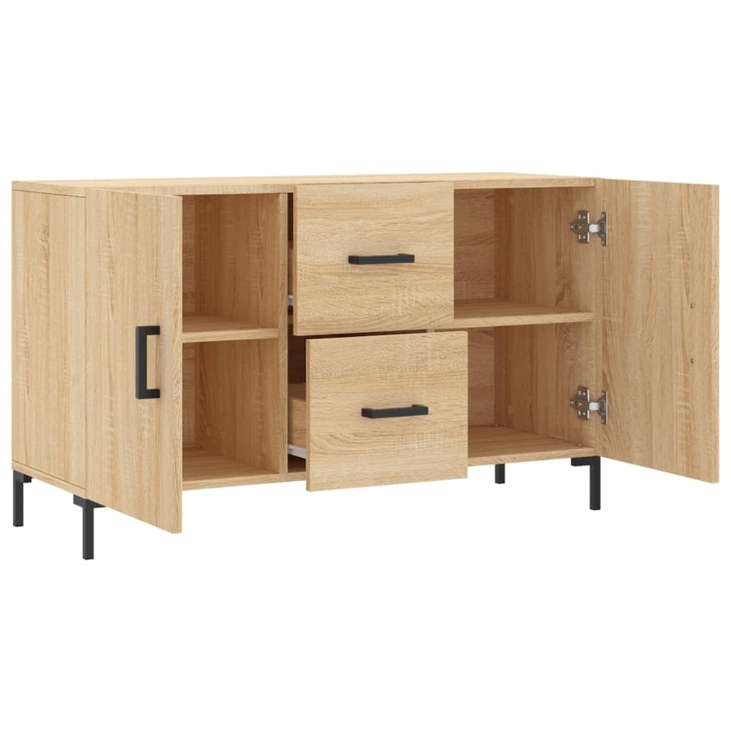 VidaXL Dressoir 100x36x60 cm bewerkt hout sonoma eikenkleurig