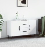 VidaXL Dressoir 100x36x60 cm bewerkt hout wit