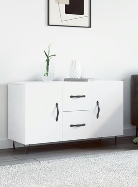 VidaXL Dressoir 100x36x60 cm bewerkt hout wit