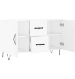 VidaXL Dressoir 100x36x60 cm bewerkt hout wit