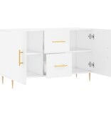 VidaXL Dressoir 100x36x60 cm bewerkt hout wit