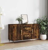 VidaXL Dressoir 100x36x60 cm bewerkt hout gerookt eikenkleurig