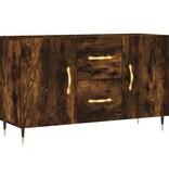 VidaXL Dressoir 100x36x60 cm bewerkt hout gerookt eikenkleurig