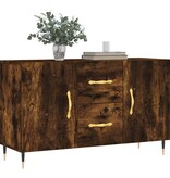 VidaXL Dressoir 100x36x60 cm bewerkt hout gerookt eikenkleurig
