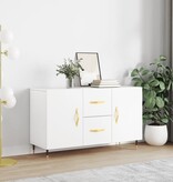 VidaXL Dressoir 100x36x60 cm bewerkt hout wit