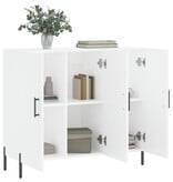 VidaXL Dressoir 90x34x80 cm bewerkt hout wit