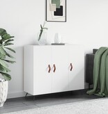 VidaXL Dressoir 90x34x80 cm bewerkt hout wit