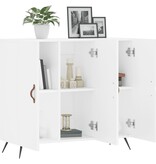 VidaXL Dressoir 90x34x80 cm bewerkt hout wit