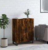 VidaXL Dressoir 69,5x34x90 cm bewerkt hout gerookt eikenkleurig