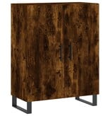 VidaXL Dressoir 69,5x34x90 cm bewerkt hout gerookt eikenkleurig