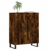 VidaXL Dressoir 69,5x34x90 cm bewerkt hout gerookt eikenkleurig