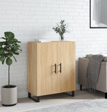 VidaXL Dressoir 69,5x34x90 cm bewerkt hout sonoma eikenkleurig