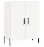 VidaXL Dressoir 69,5x34x90 cm bewerkt hout wit