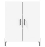 VidaXL Dressoir 69,5x34x90 cm bewerkt hout wit